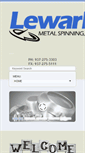 Mobile Screenshot of lewarkmetalspinning.com